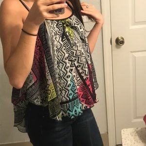 🤩Multicolored crop top🤩